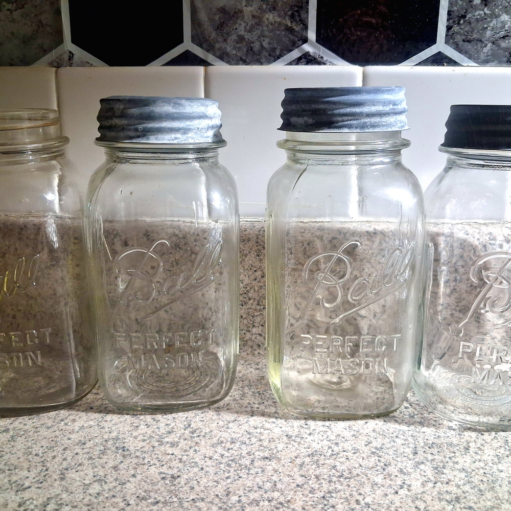 Clear Mason Jars Set - Picture 2 of 12